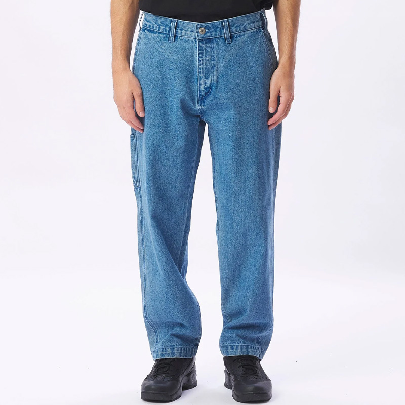 Obey Hardwork Carpenter Denim Pant Light Indigo Obey Hardwork Carpenter Denim Pant Light Indigo