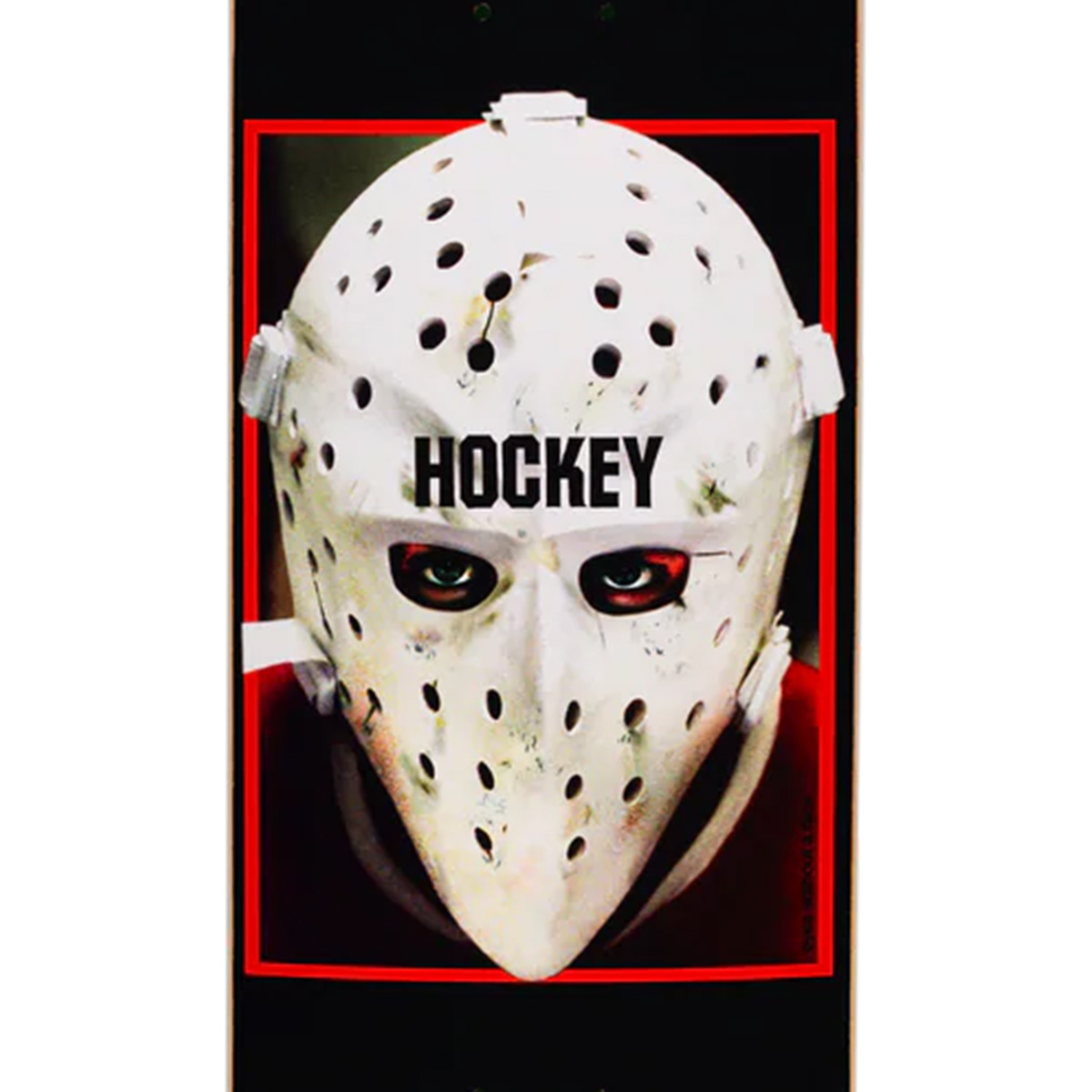 Hockey War On Ice Skateboard Deck Black -Shape 2- 8.5