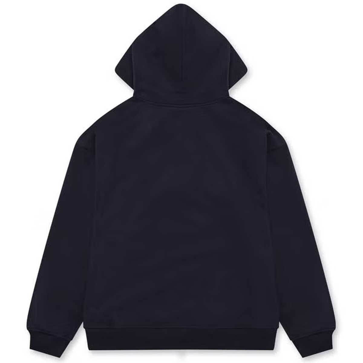 Rassvet Logo Zip Knit Hooded Sweater Navy