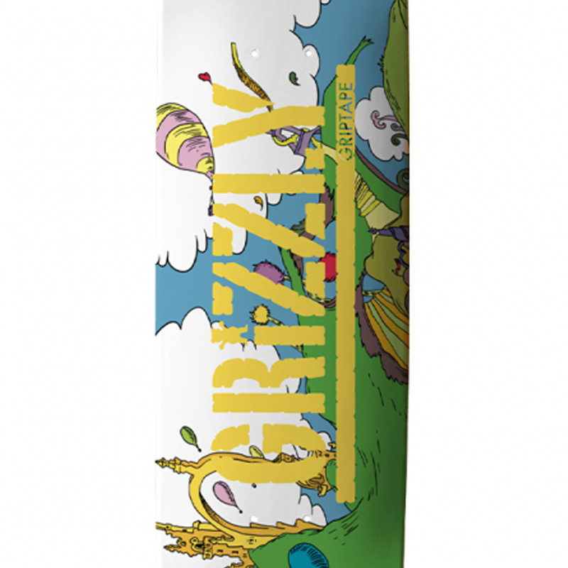 Grizzly Up Up And Away Skateboard Deck 8.0 Grizzly Up Up And Away Skateboard Deck 8.0