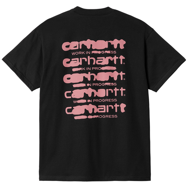 Carhartt WIP Ink Bleed T-Shirt Black/Pink | S | 1129977_S