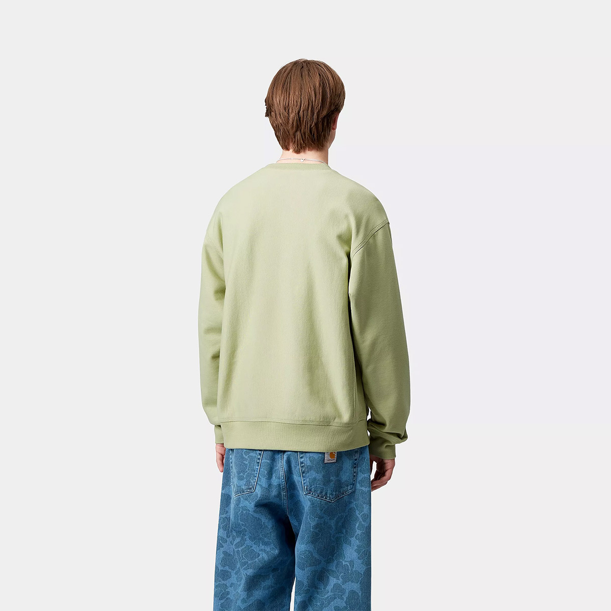 Carhartt WIP American Script Sweater Pale Olive