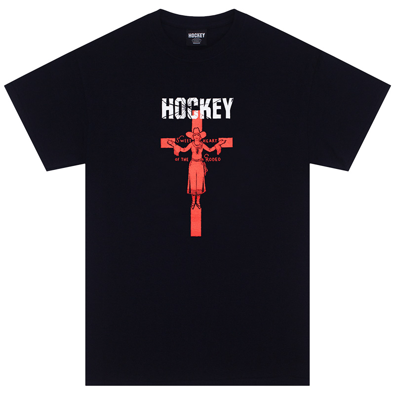 Hockey Sweet Heart T-Shirt Black