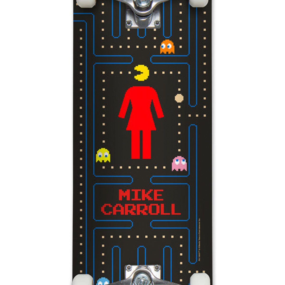 Girl Carrol Pac-Man Complete Skateboard 7.75