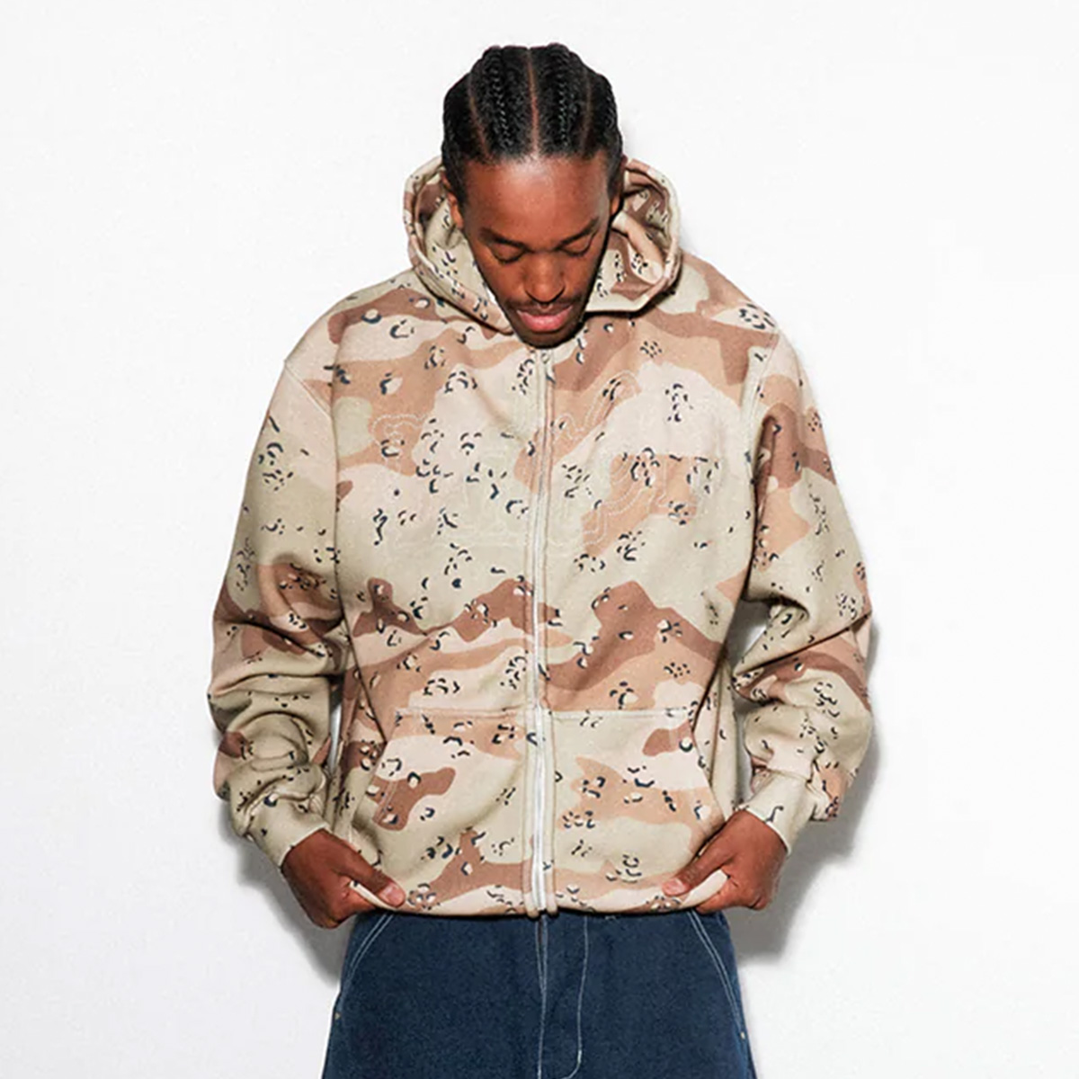 Butter Goods Breakdown Zip-Thru Hoodie Desert Camo Butter Goods Breakdown Zip-Thru Hoodie Desert Camo