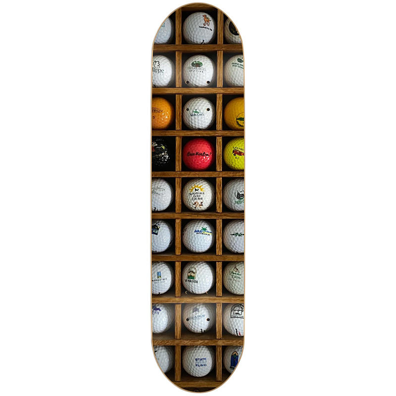 Skate Mental Eric Koston Golf Balls Guest Skateboard Deck 8.25