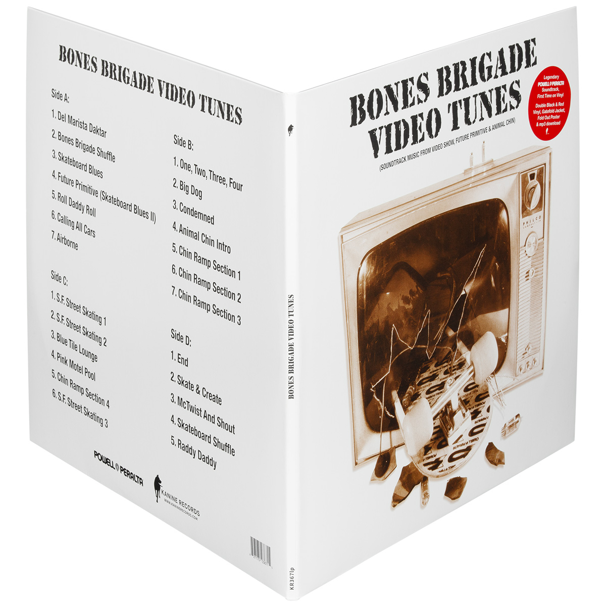 Powell Peralta Vinyl LP Bones Brigade Video Tunes | Skatestore