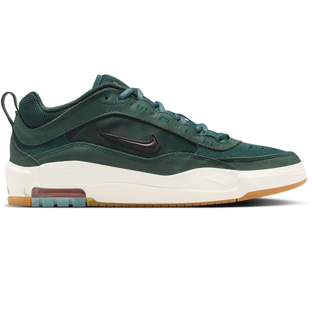 Nike SB Air Max Ishod Iso Deep Fir/Black-Fir-Sail-Gum Lt Brown-Safety Orange