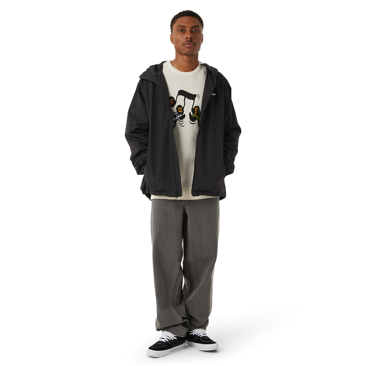HUF Set Shell Jacket Blackout HUF Set Shell Jacket Blackout