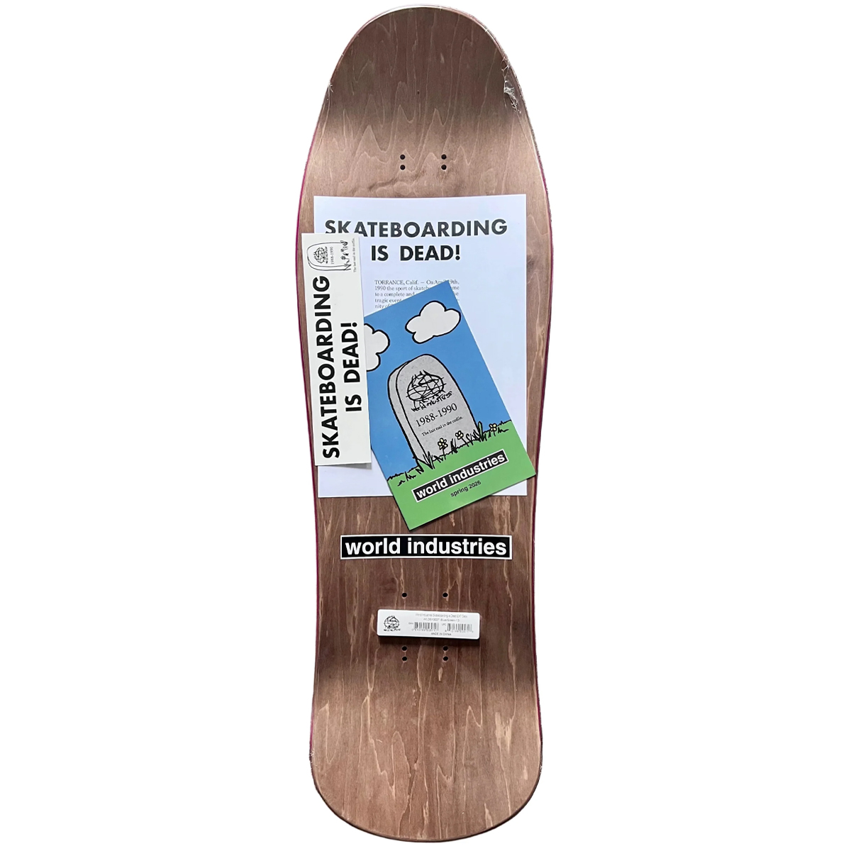 World Industries Skateboarding is Dead Skateboarding Deck 10.0