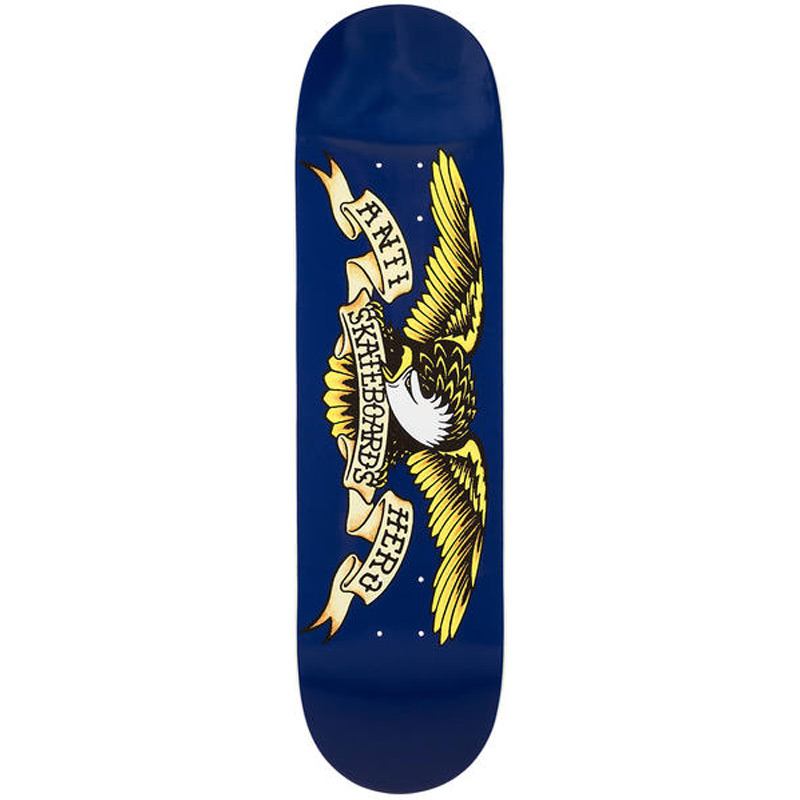 Anti Hero Classic Eagle Skateboard Deck Navy 8.5 Anti Hero Classic Eagle Skateboard Deck Navy 8.5