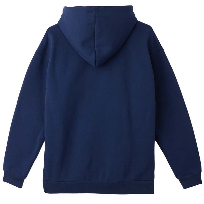 Obey Institute Extra Heavy Hooded Sweater Academy Navy Obey Institute Extra Heavy Hooded Sweater Academy Navy