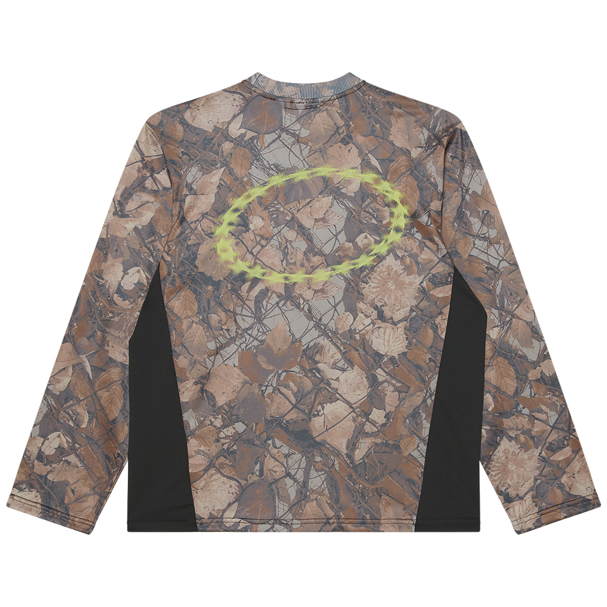 Obey Basecamp Knit Longsleeve Shirt Fence Camo