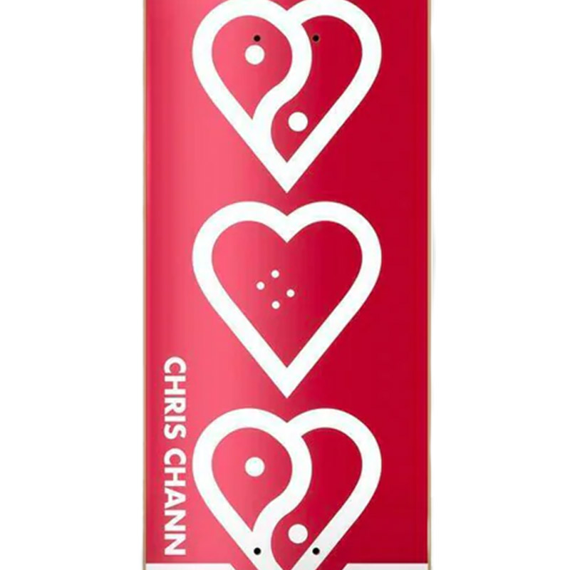 The Heart Supply Chris Chann Balance Deck Red 8 The Heart Supply Chris Chann Balance Deck Red 8