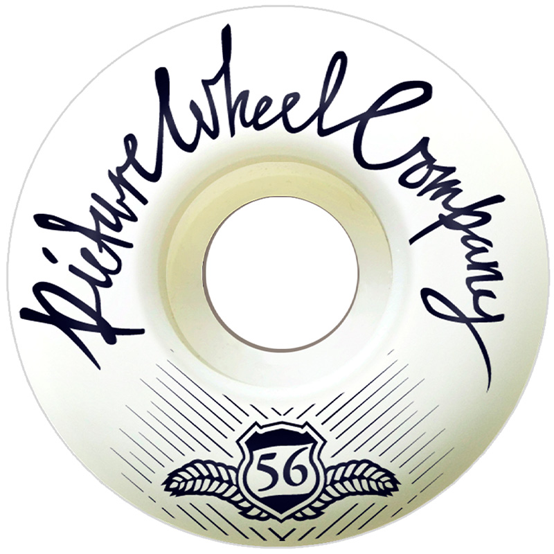 Picture Wheel Co Shield Series Black Conical Shape Wheels 103A 56mm Picture Wheel Co Shield Series Black Conical Shape Wheels 103A 56mm