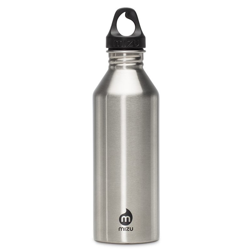 Mizu Waterbottle M8 Stainless Steel Black Print