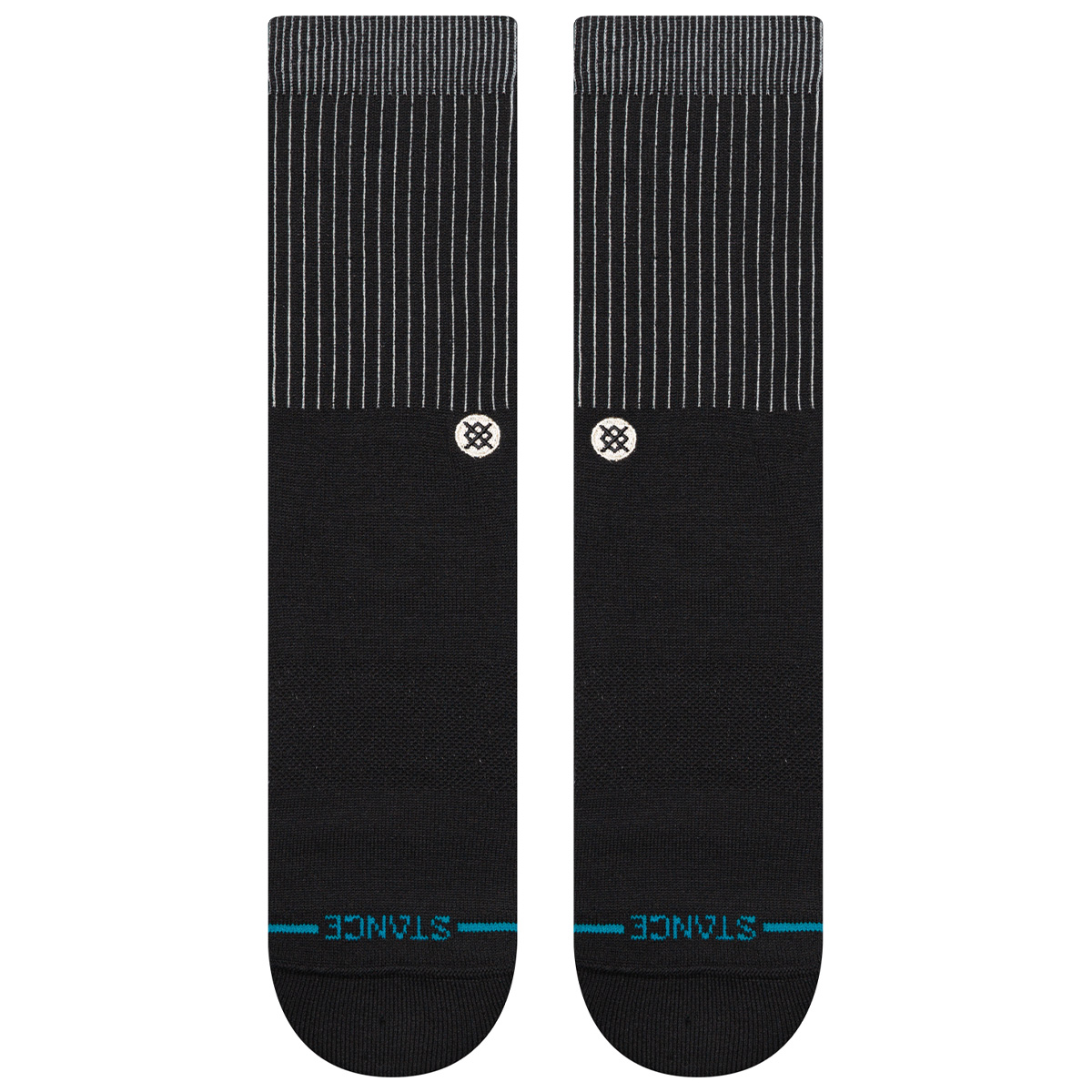 Stance Icon Pop Crew Socks Black Stance Icon Pop Crew Socks Black