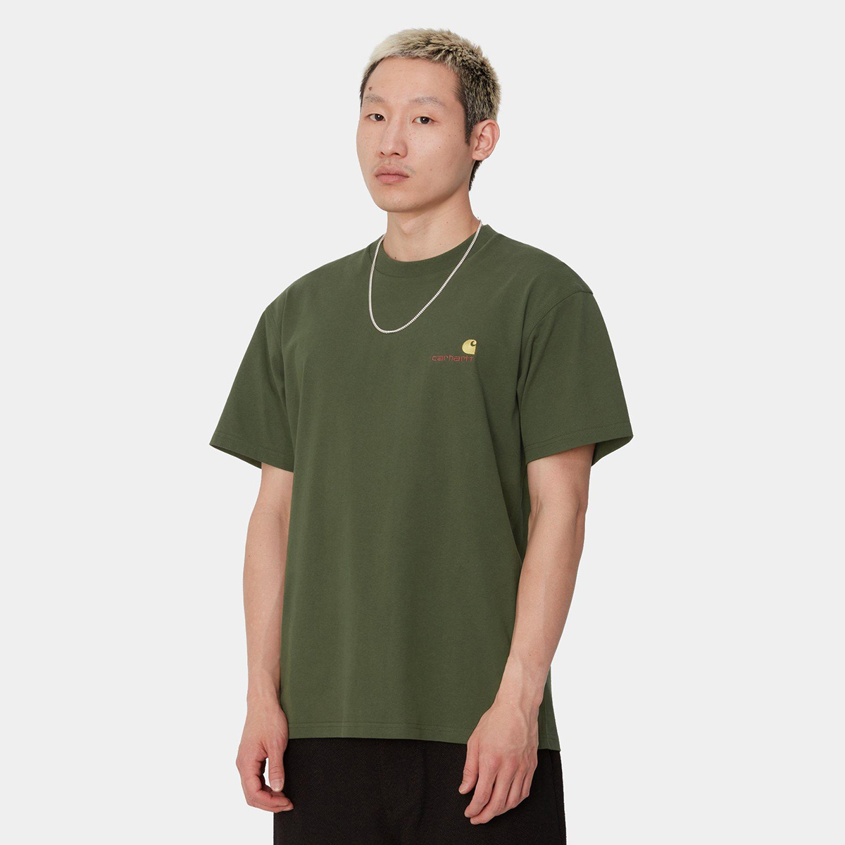 Carhartt WIP American Script T-Shirt Tarragon