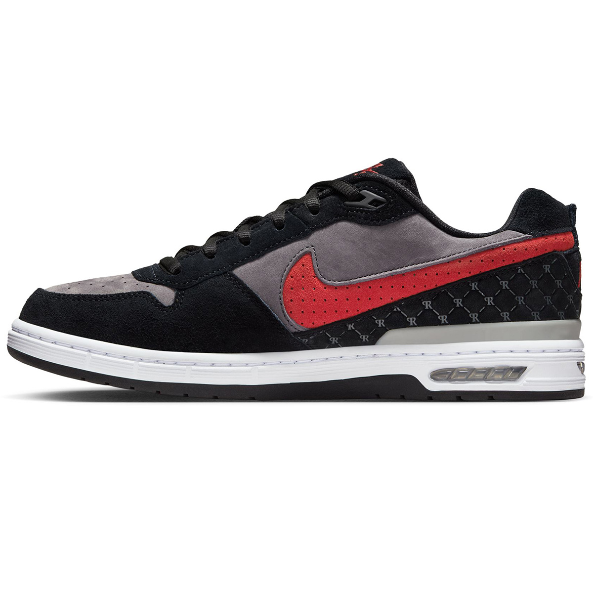 Nike SB Paul Rodriguez Zoom Air Low Black/Varsity Red-Flint Grey-Black-Med Grey-White