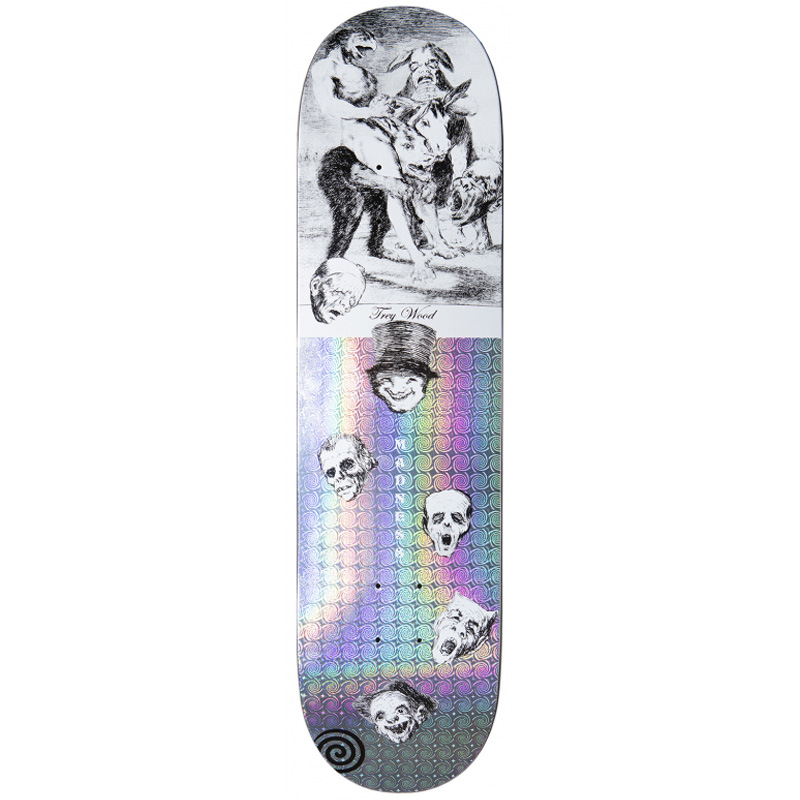 Madness Trey Beast Super Sap R7 Skateboard Deck Wood/Holographic 8.25