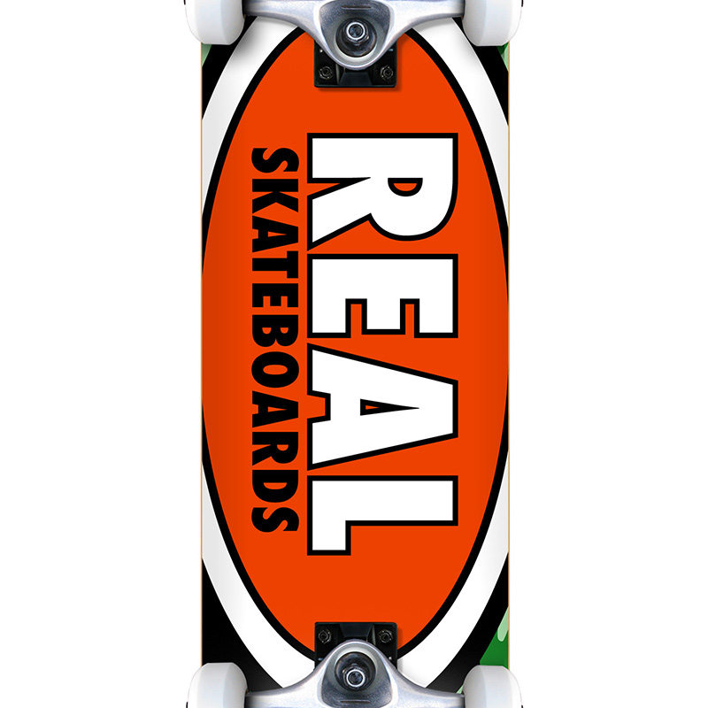 Real Team Oval Camo MD Complete Skateboard 7.75 Real Team Oval Camo MD Complete Skateboard 7.75