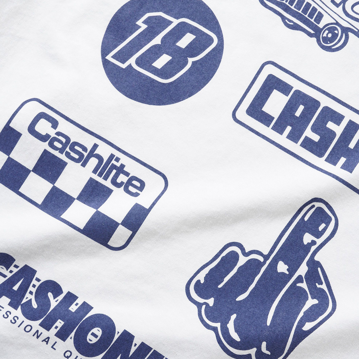 Cash Only Service T-Shirt White