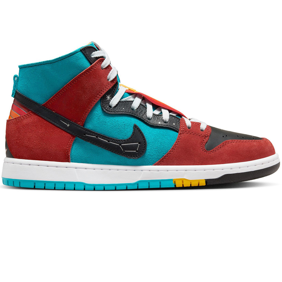 Nike SB Dunk High Decon Turquoise Blue/Black-Rugged Orange Nike SB Dunk High Decon Turquoise Blue/Black-Rugged Orange