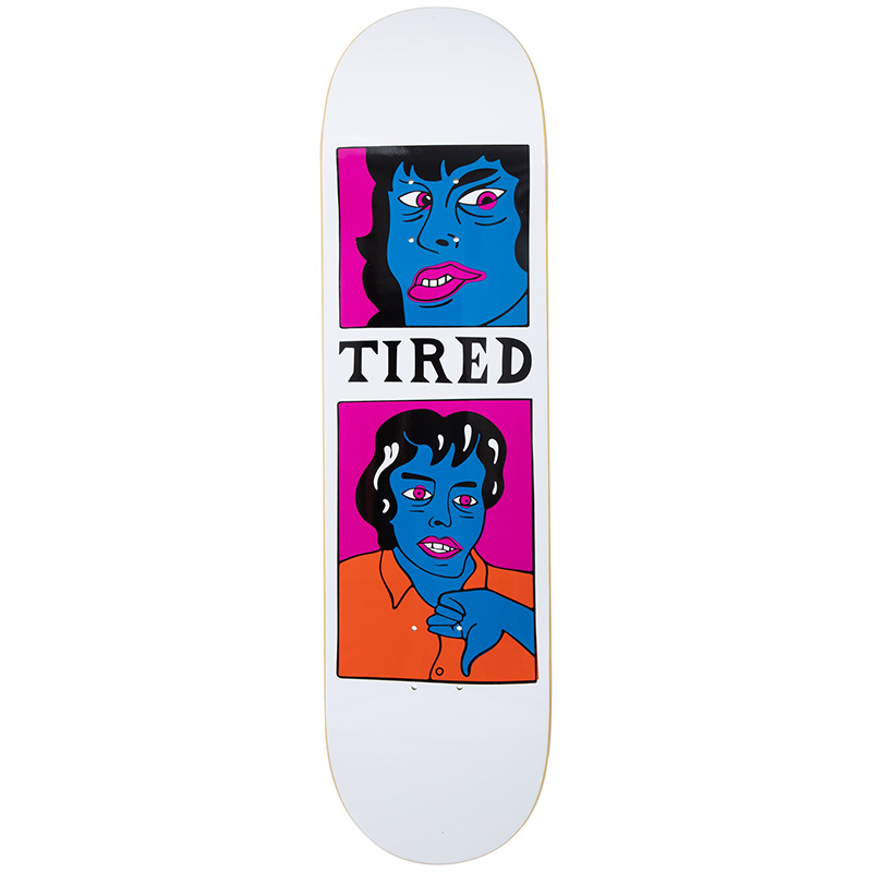 Tired Thumb Down Board Skateboard Deck 8.25