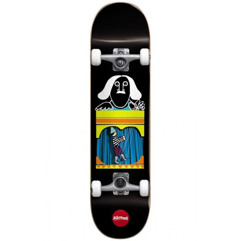 Almost Puppet Master First Push Complete Skateboard Black 8.125