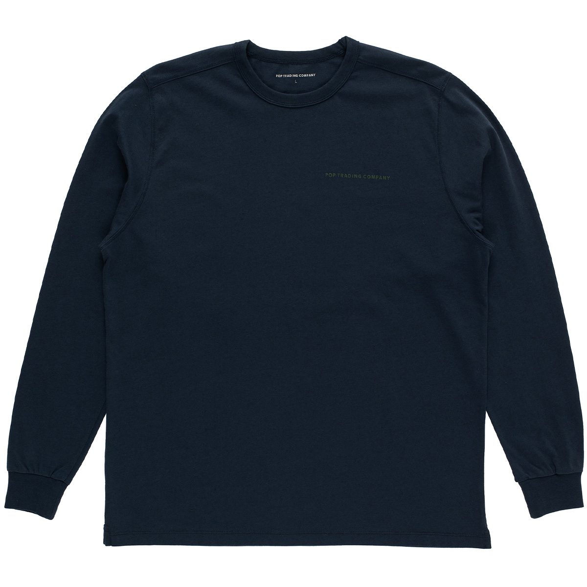 POP Logo Longsleeve T-Shirt Navy