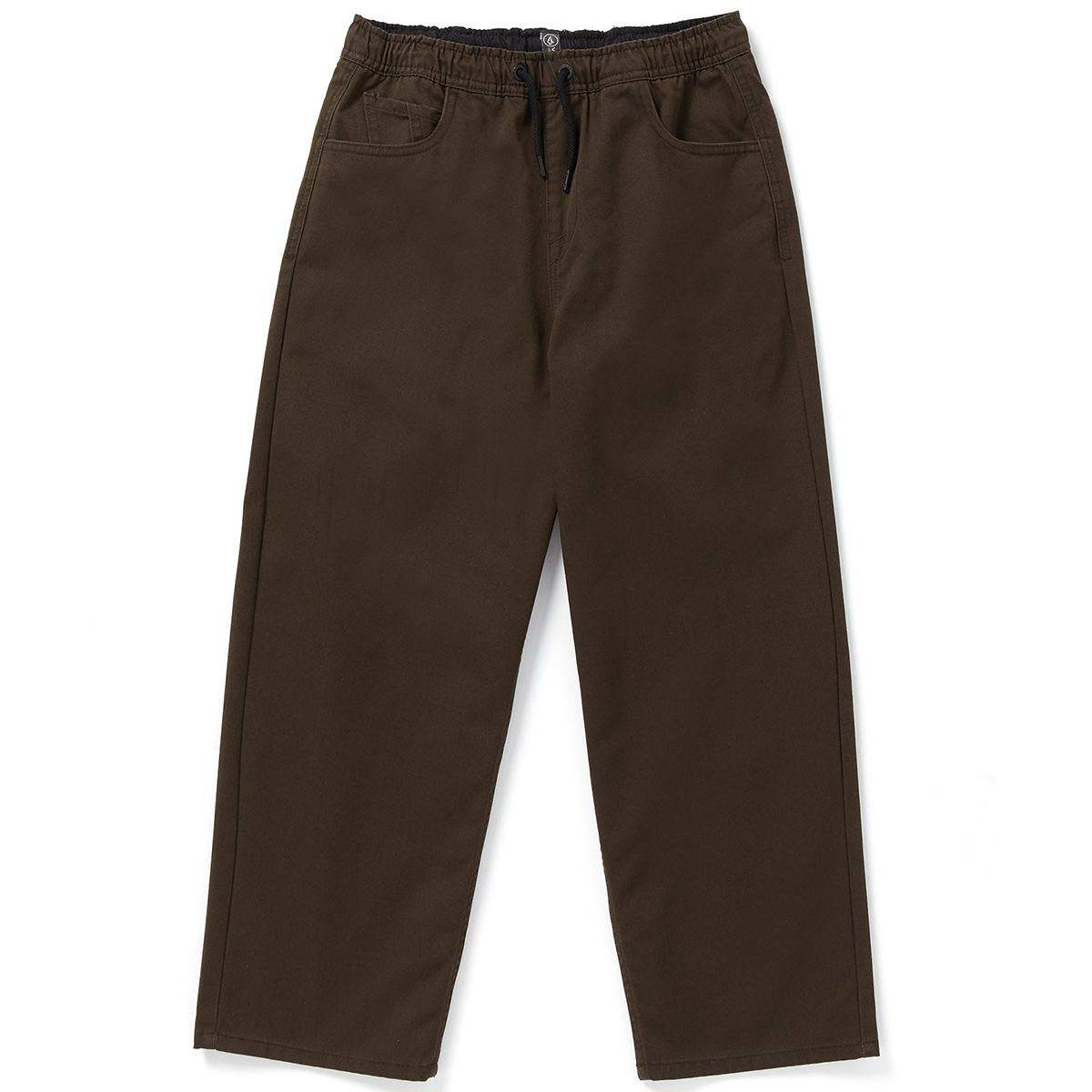 Volcom Kids Freazy Elastic Waist Pants Dark Brown Volcom Kids Freazy Elastic Waist Pants Dark Brown