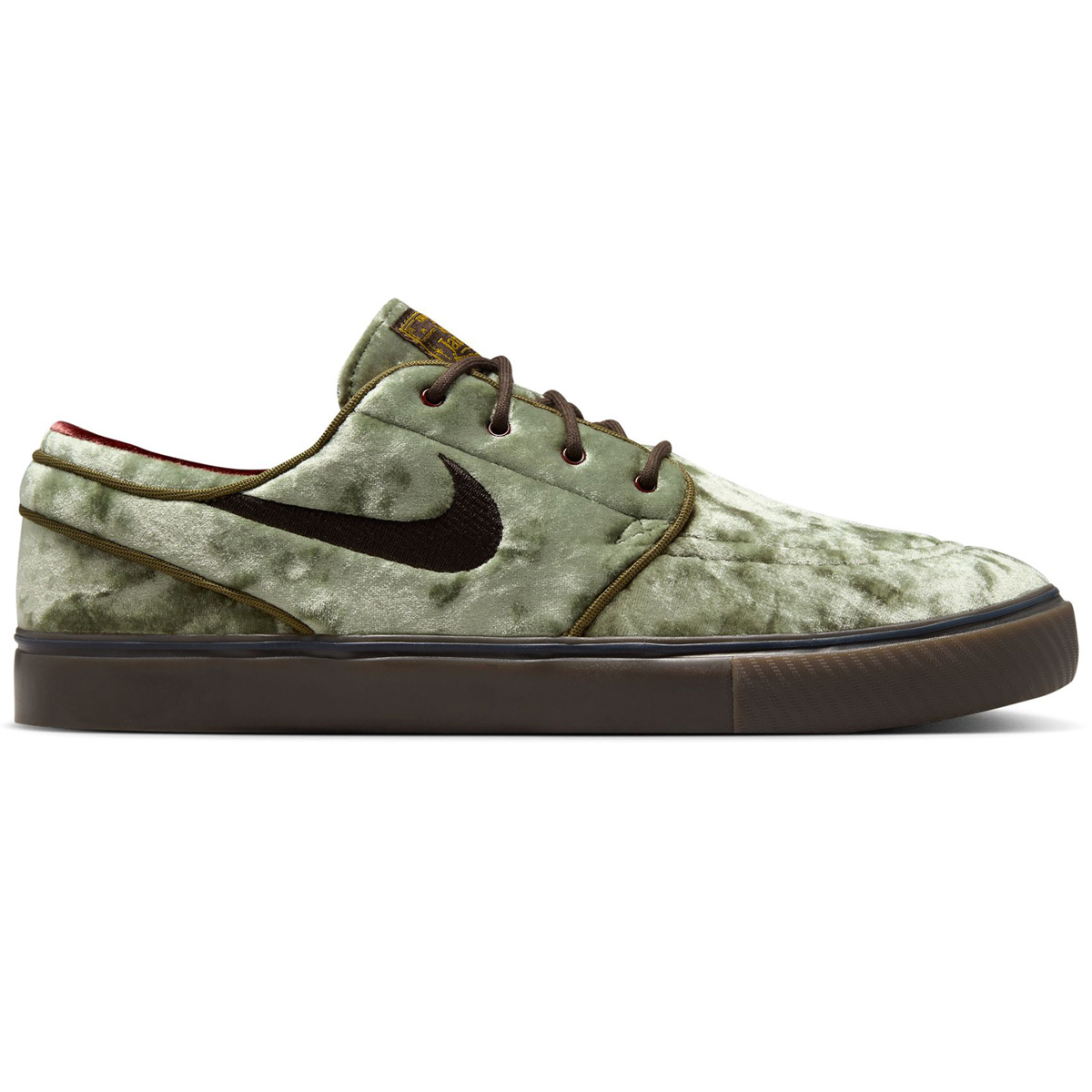Nike SB Zoom Janoski OG+ SE Medium Olive/Velvet Brown-Baroque Brown-Dark Team Red