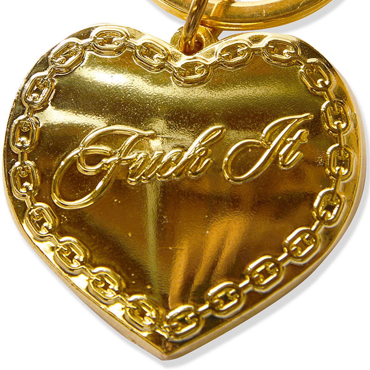 HUF Be Mine Keychain Gold