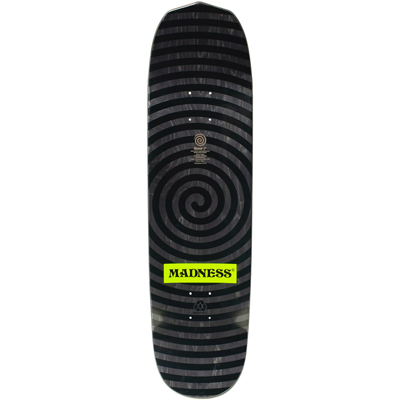 Madness Twins Slick R7 Skateboard Deck Green 8.5 Madness Twins Slick R7 Skateboard Deck Green 8.5