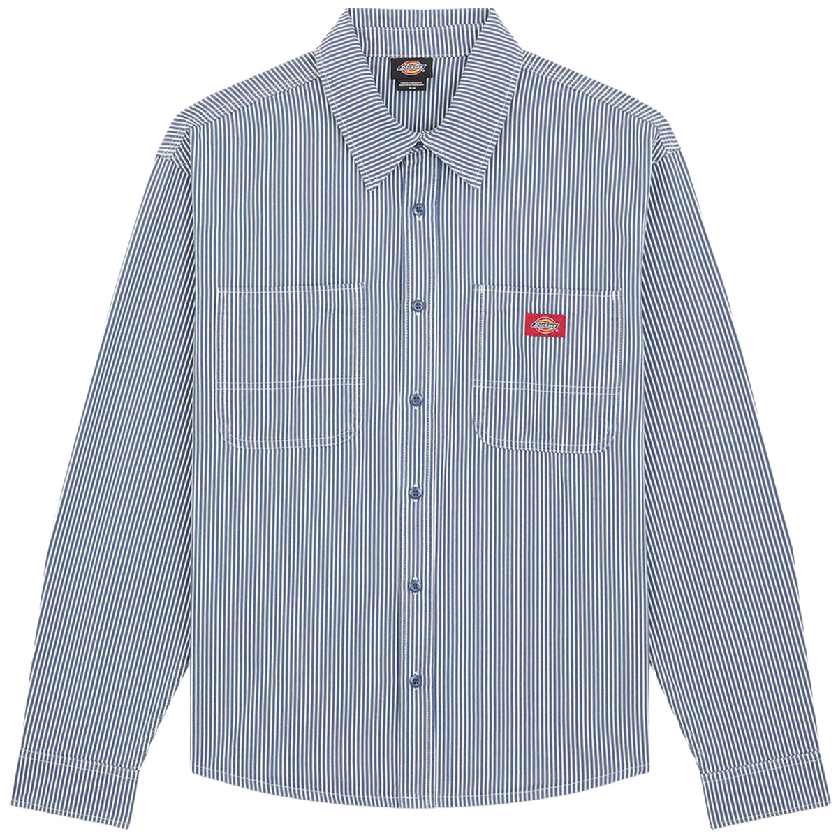 Dickies Hickory Work Longsleeve Shirt Retro Indigo