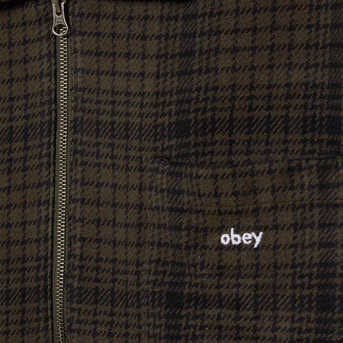 Obey Parker Zip Shirt Jacket Rosin Obey Parker Zip Shirt Jacket Rosin