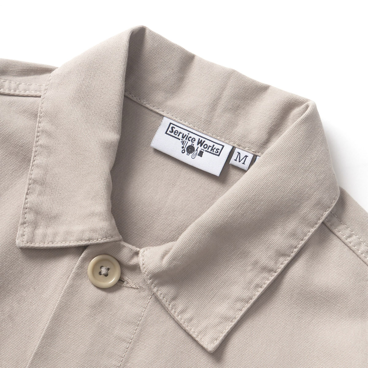 Service Works Canvas Chore Shirt Stone