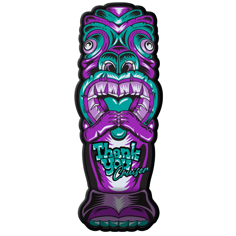 Thank You Tiki Cruiser Skateboard Deck 8.5 Thank You Tiki Cruiser Skateboard Deck 8.5