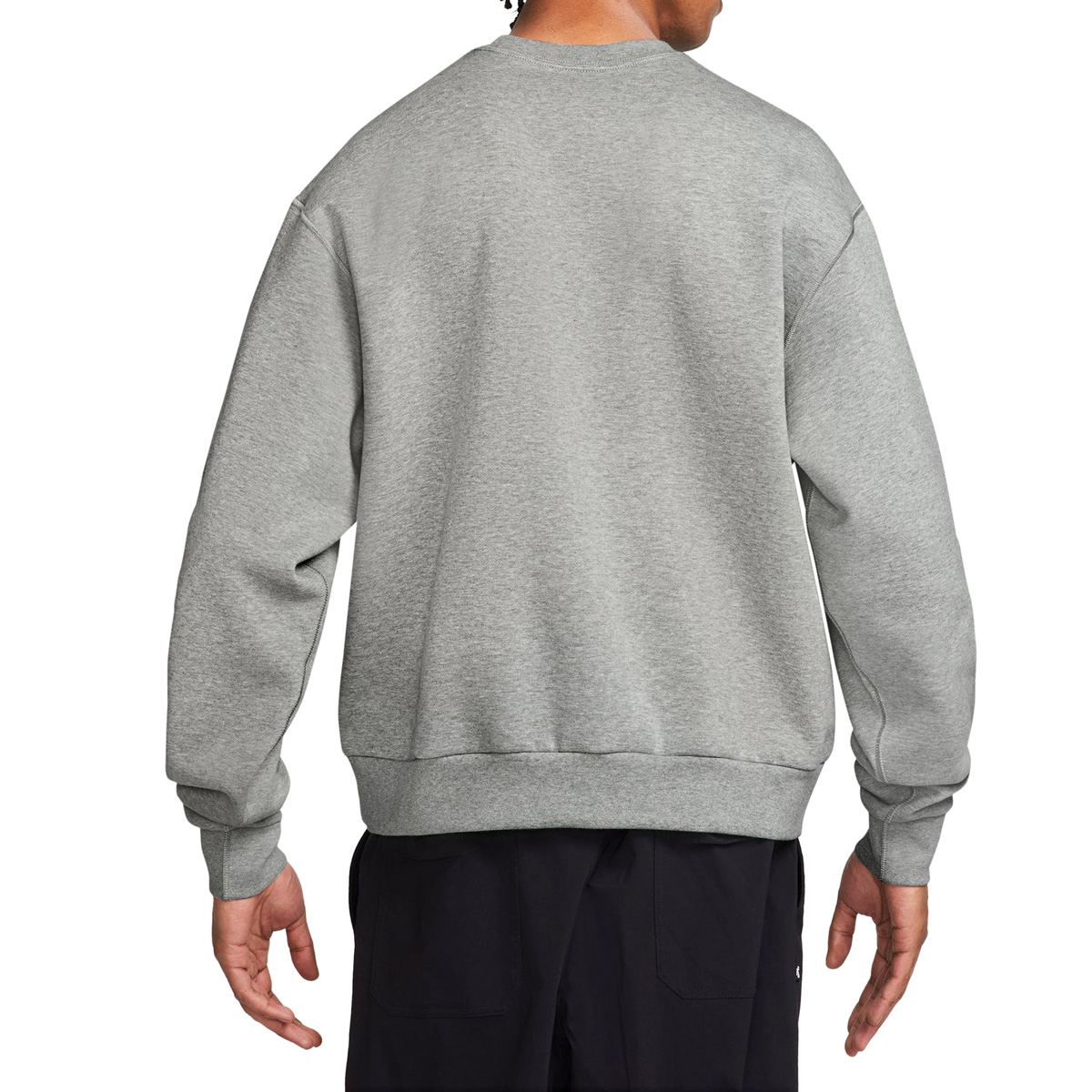 Nike SB Sweater Essentials Logo Dark Grey Heather/White Nike SB Sweater Essentials Logo Dark Grey Heather/White