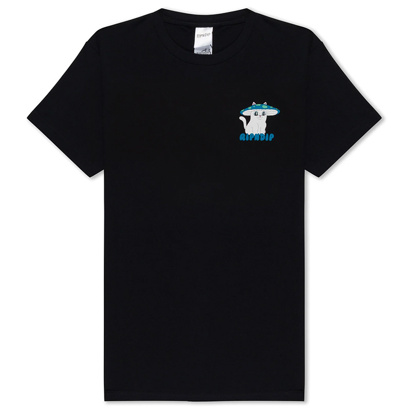 RIPNDIP Shroom Cat T-Shirt Black RIPNDIP Shroom Cat T-Shirt Black