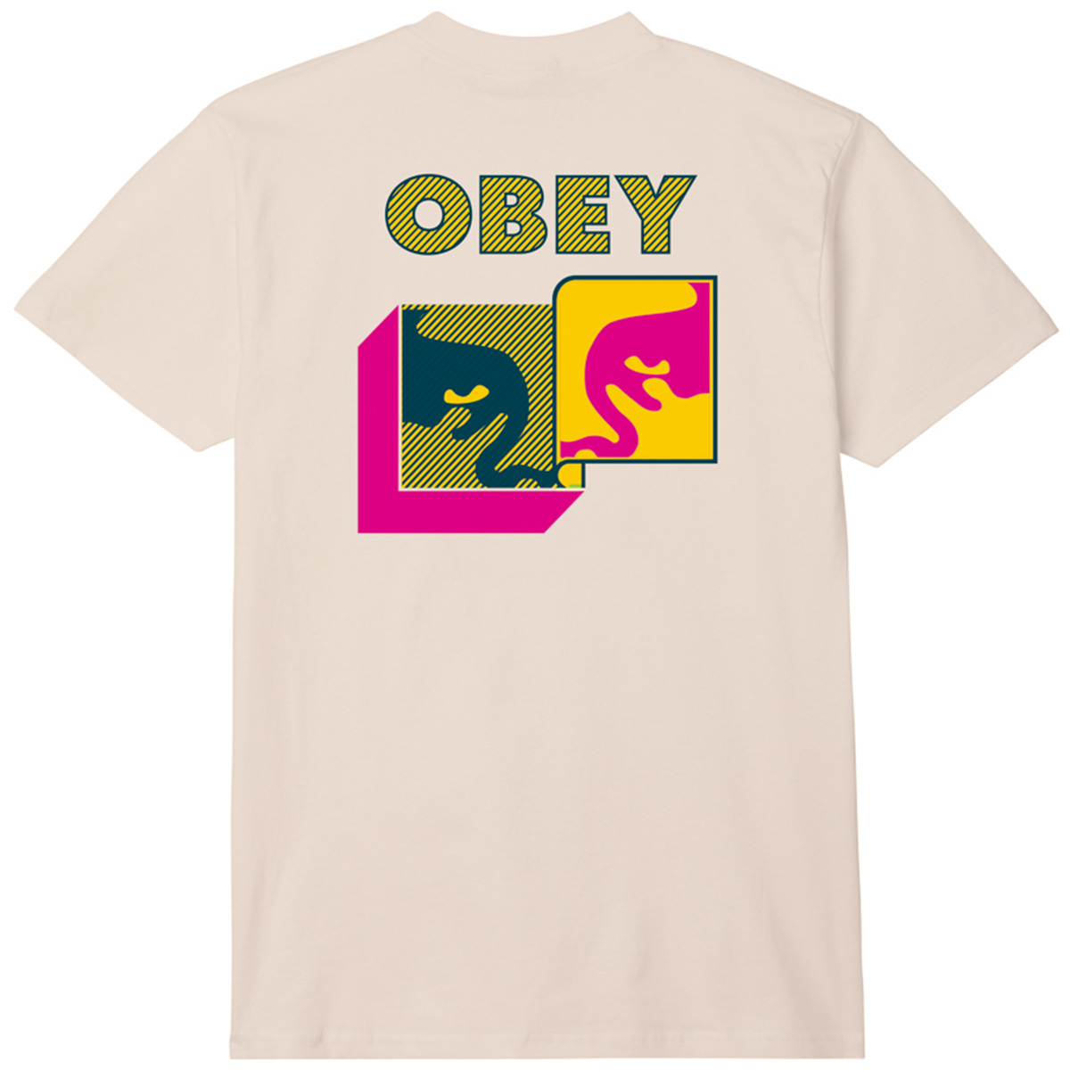 Obey Post Modern T-Shirt Cream