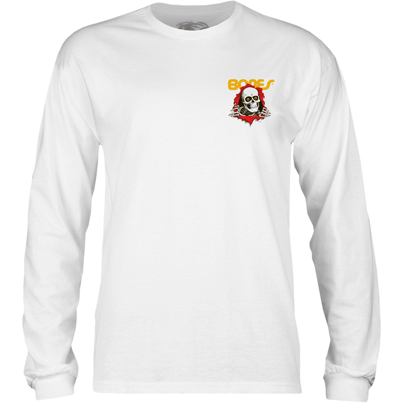 Powell Peralta Ripper Longsleeve T-Shirt White