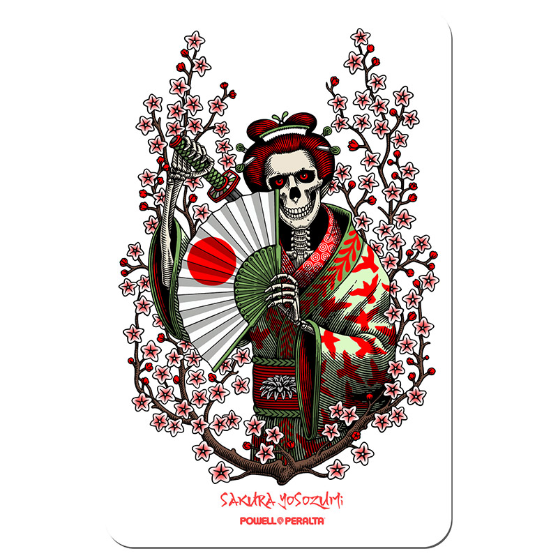 Powell Peralta Sakura Yosozumi Sticker Powell Peralta Sakura Yosozumi Sticker