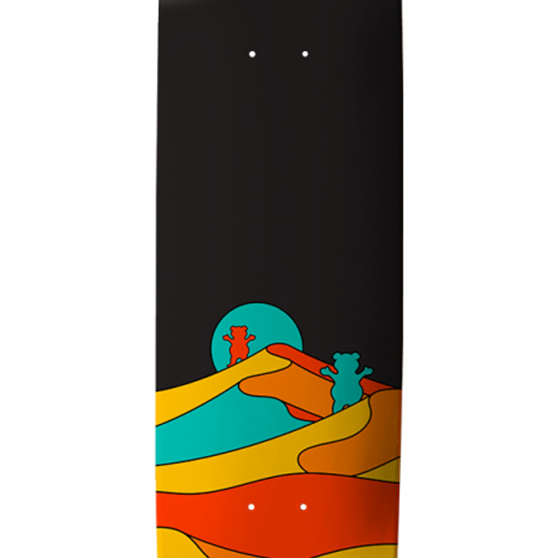 Grizzly Sahara Skateboard Deck Black 8.0