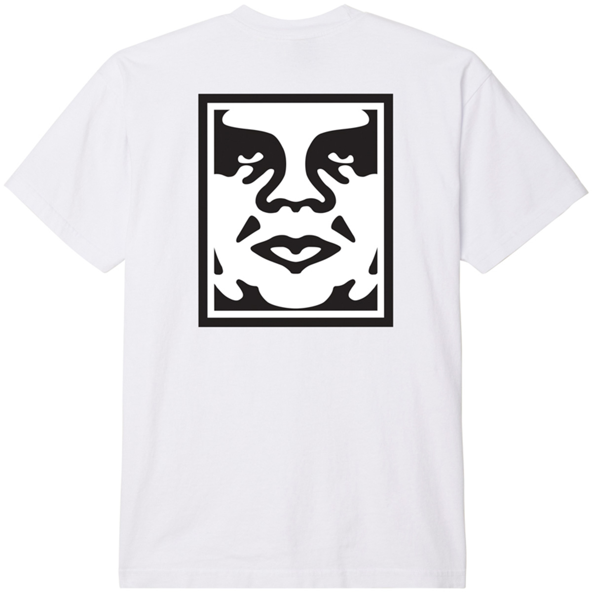 Obey Bold Icon Heavyweight T-Shirt White Obey Bold Icon Heavyweight T-Shirt White