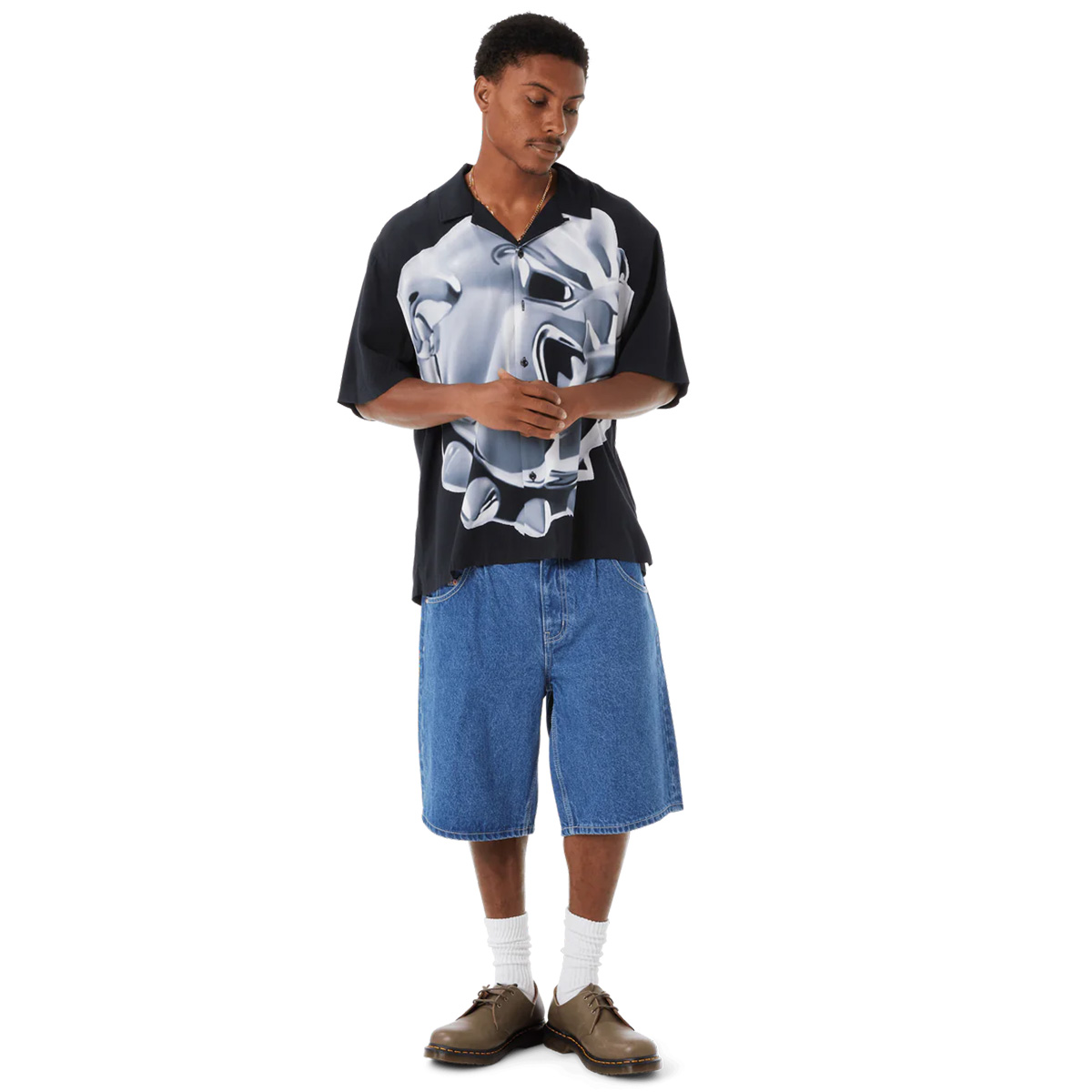 HUF Cromer Short Stone Wash Indigo HUF Cromer Short Stone Wash Indigo