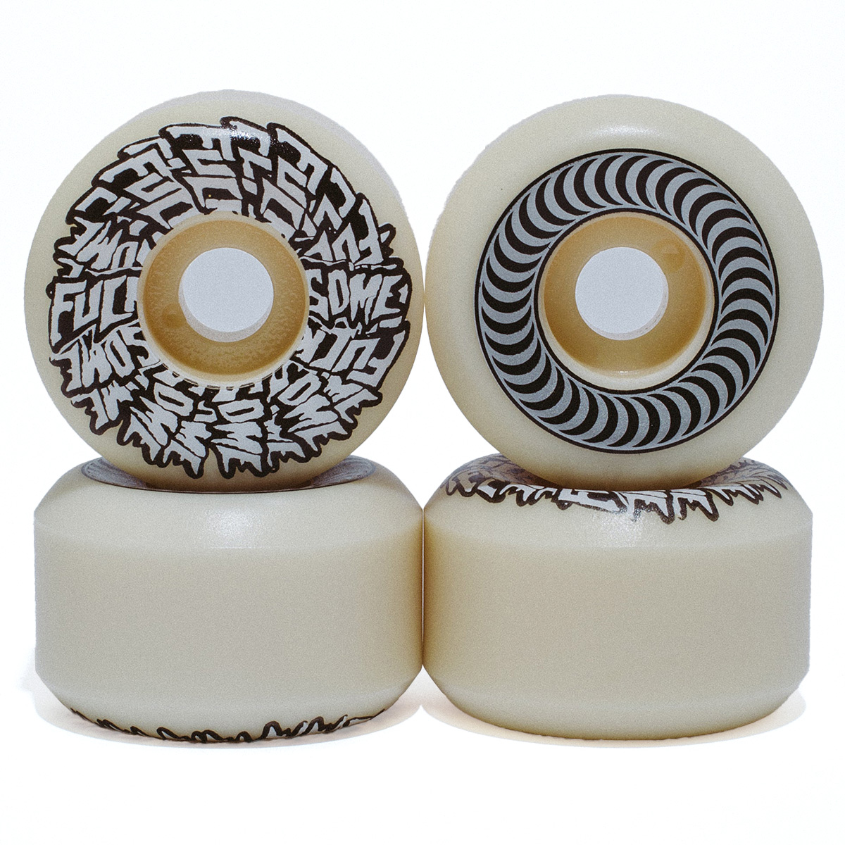 Spitfire x Fucking Awesome Formula Four Conical Full Wheels Silver 99D 53mm