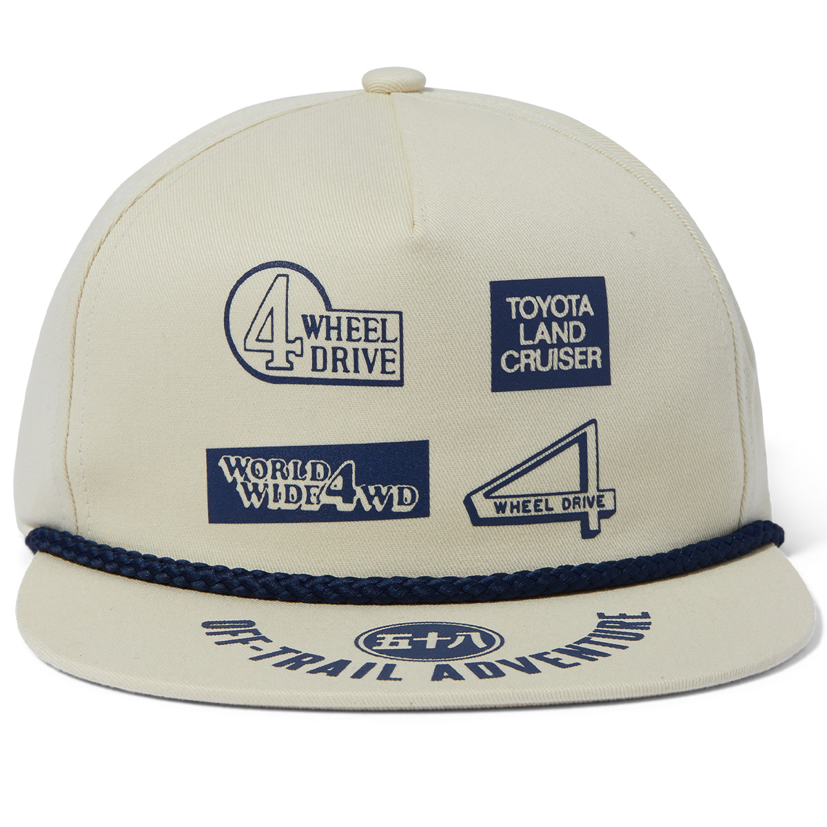 HUF X Toyota Land Cruiser 4 Wheel Drive Trucker Hat Natur