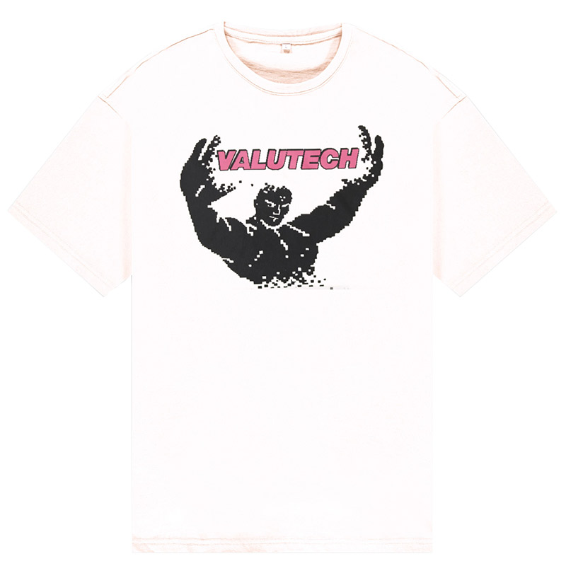 Valuta Valutech T-Shirt Vanilla White Valuta Valutech T-Shirt Vanilla White