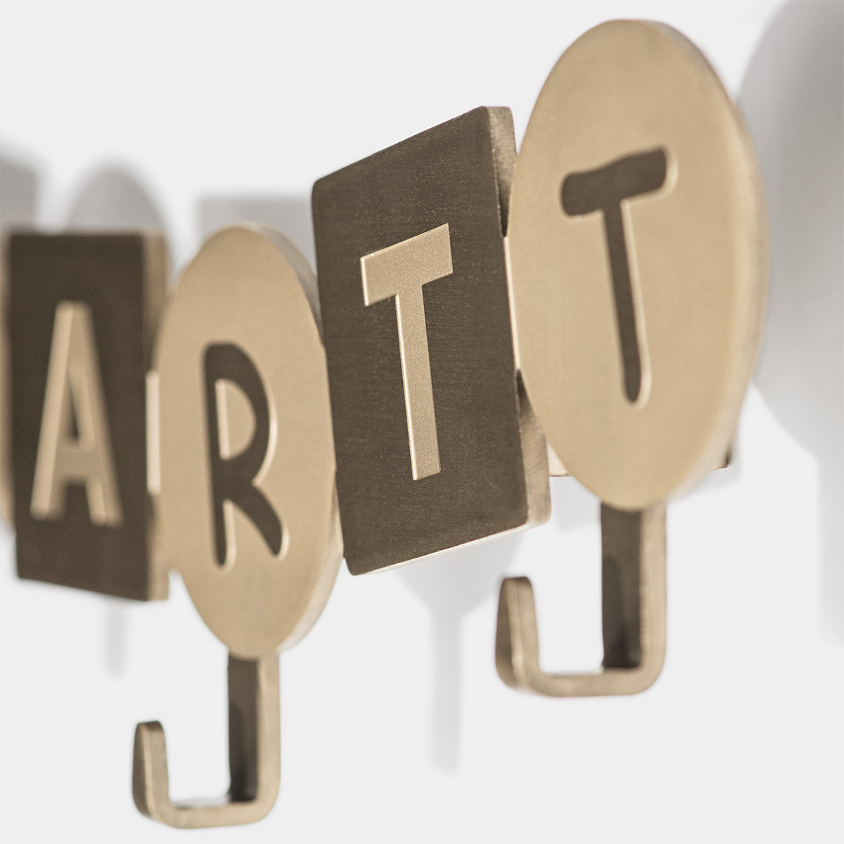 Carhartt WIP ABC Wall Coat Hanger Gold